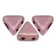 Les perles par Puca® Kheops beads Opaque mix violet/gold ceramic look 03000/14496